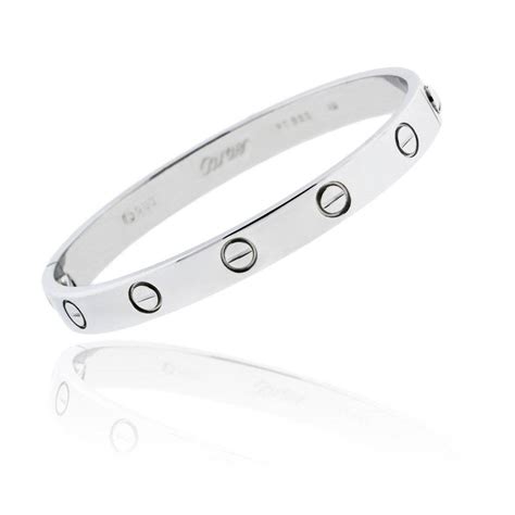 cartier silver bracelet